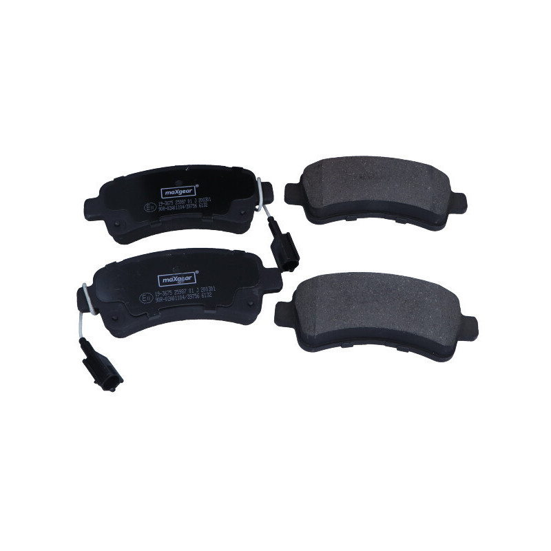 MAXGEAR 19-3675 Bremsbeläge Hinten für Ducato Boxer JUMPER Movano