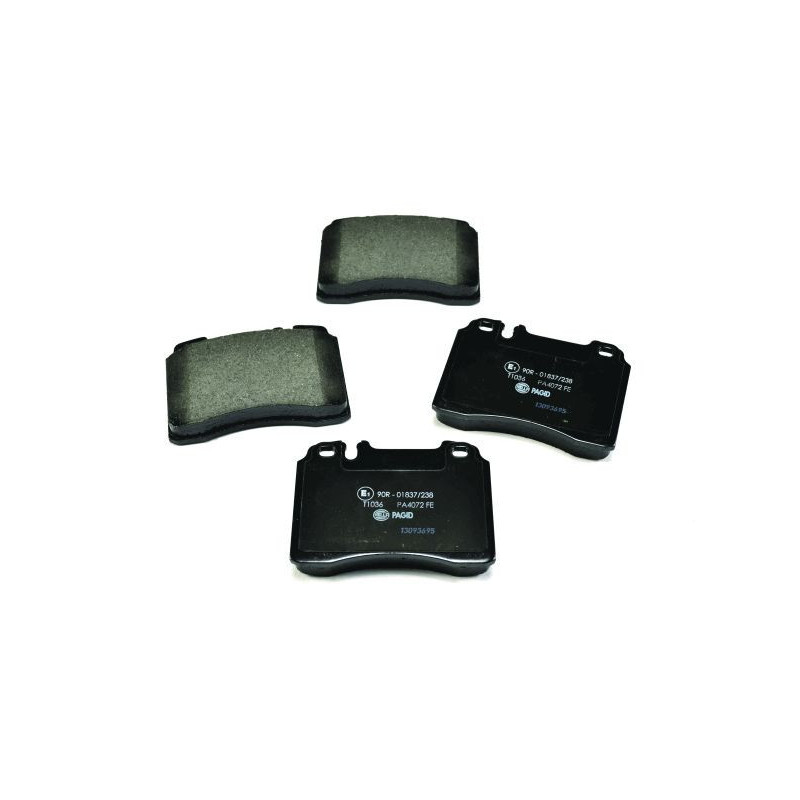 HELLA 8DB 355 007-471 Klocki hamulcowe Przód dla
