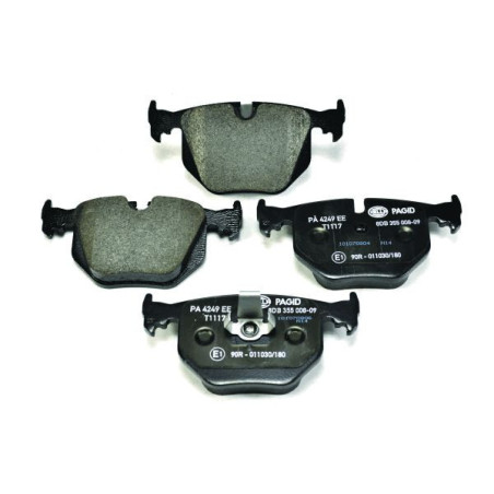 HELLA 8DB 355 008-091 Brzdové platničky Zadné pre