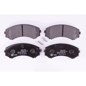 HELLA 8DB 355 009-461 Brzdové platničky Predné pre