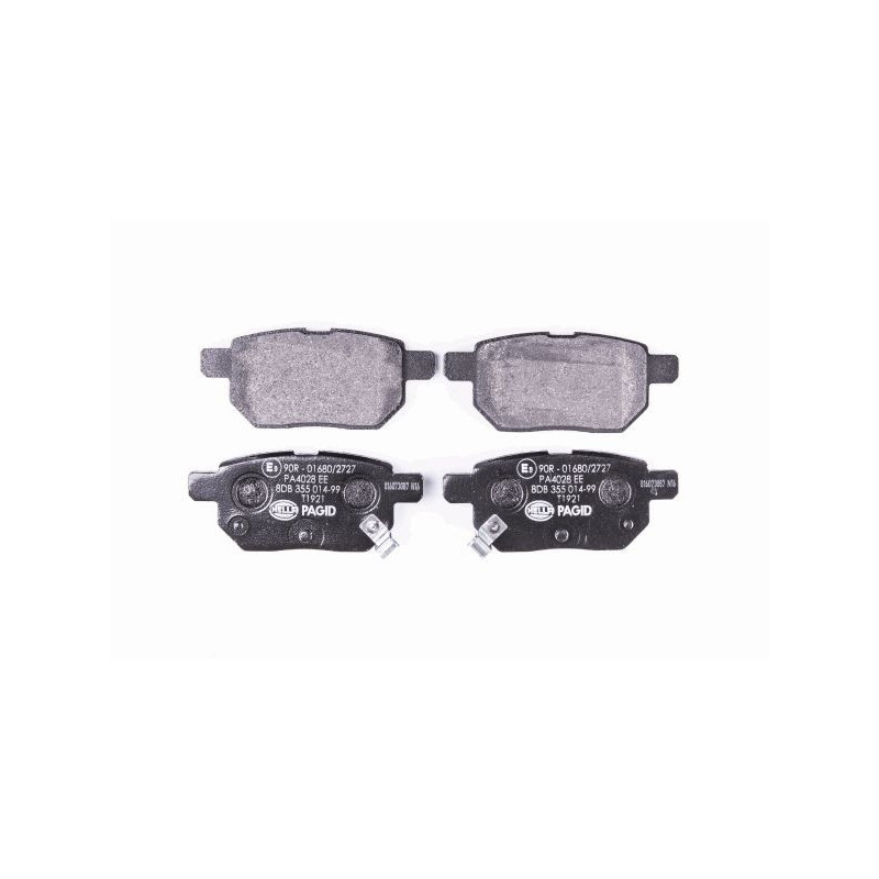 HELLA 8DB 355 014-991 Plaquettes de frein Arrière pour