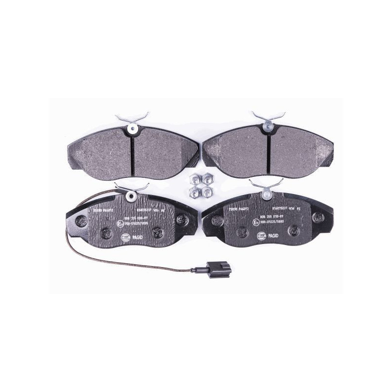 HELLA 8DB 355 018-891 Brake Pads Set Front for