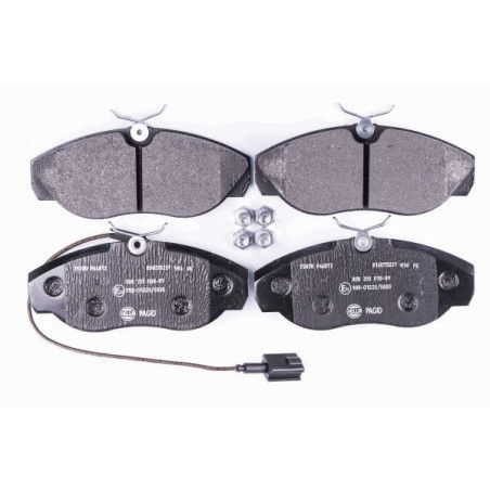 HELLA 8DB 355 018-891 Brake Pads Set Front for