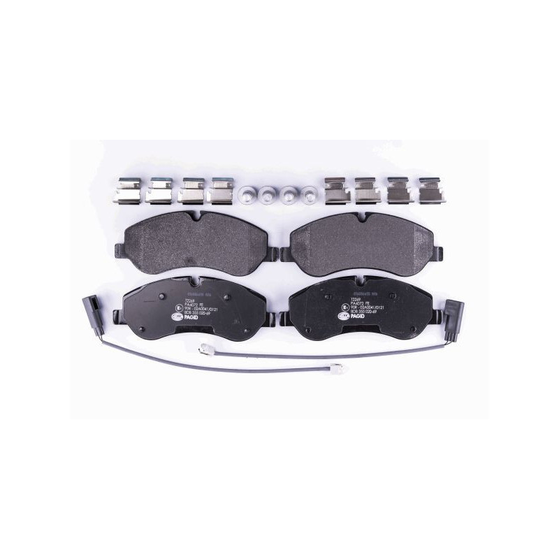 HELLA 8DB 355 020-691 Pastiglie freno Anteriore per