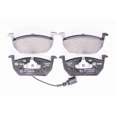 HELLA 8DB 355 021-951 Pastillas de freno Delantero para