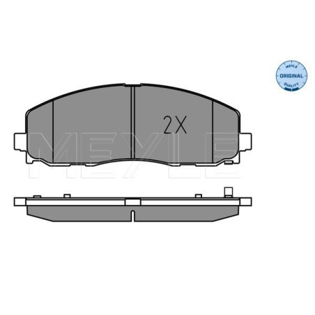 MEYLE 025 253 7919 Bremsbeläge Vorne für Freemont Voyager Journey Wrangler Routan