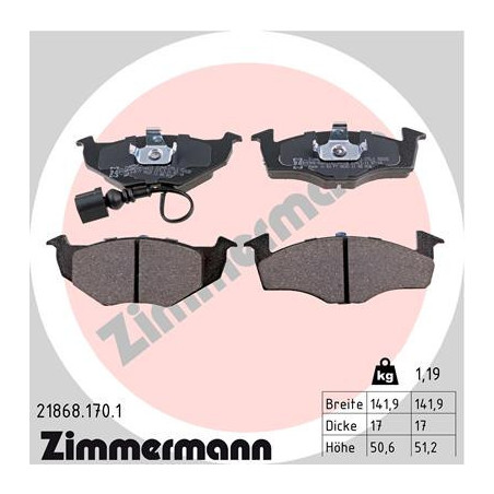 ZIMMERMANN 21868.170.1 Brzdové platničky