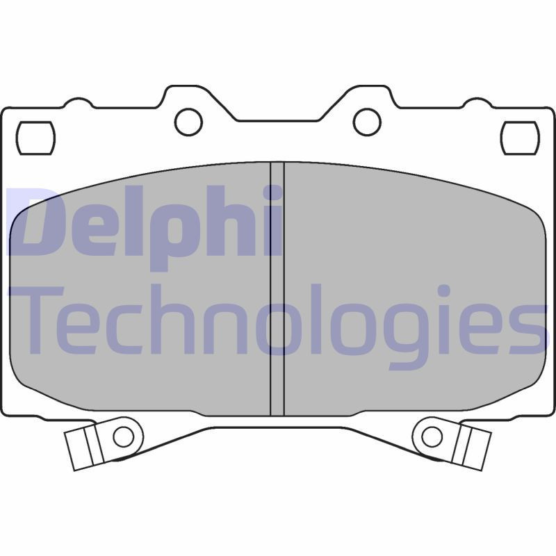 DELPHI LP1308 Brzdové platničky
