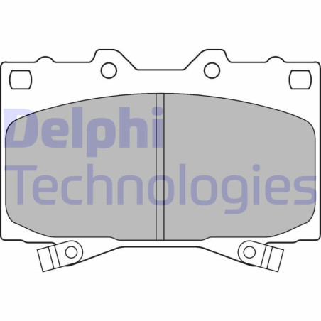 DELPHI LP1308 Brzdové platničky