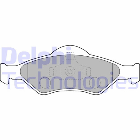 DELPHI LP1470 Pastiglie freno Anteriore per