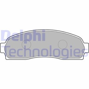 DELPHI LP1757 Brzdové platničky Predné pre