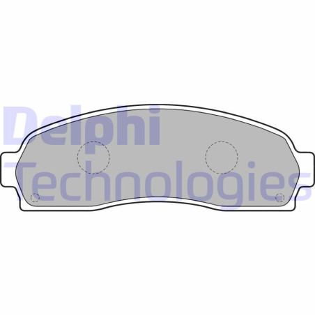 DELPHI LP1757 Brake Pads Set Front for