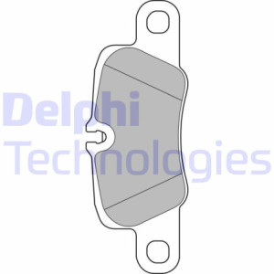 DELPHI LP2237 Pastiglie freno Posteriore per
