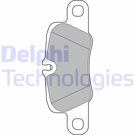 DELPHI LP2237 Pastillas de freno Trasero para