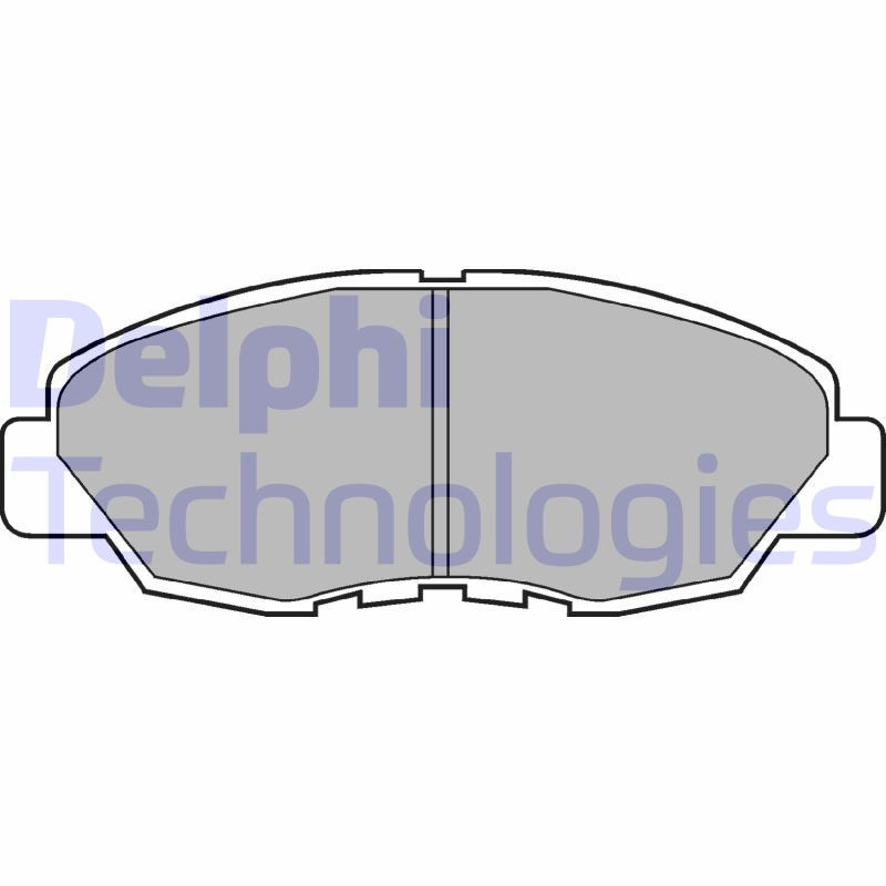 DELPHI LP734 Plaquettes de frein Avant pour