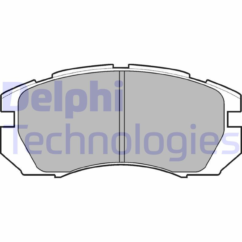 DELPHI LP930 Plaquettes de frein Avant pour