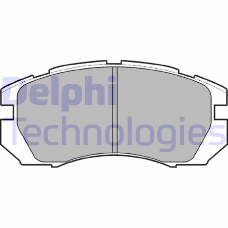 DELPHI LP930 Plaquettes de frein Avant pour