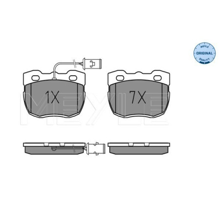 MEYLE 025 214 5918/W Bremsbeläge Vorne für Land Rover Discovery
