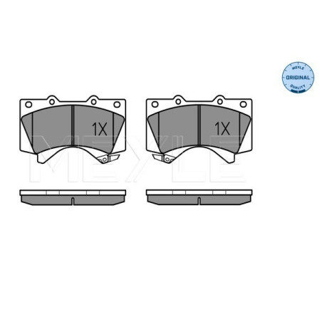 MEYLE 025 243 8618/W Brzdové platničky predné pre Land Cruiser LX