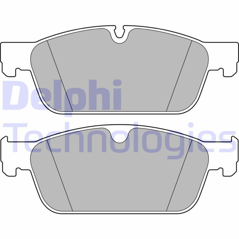 DELPHI LP2705 Pastiglie freno Anteriore per