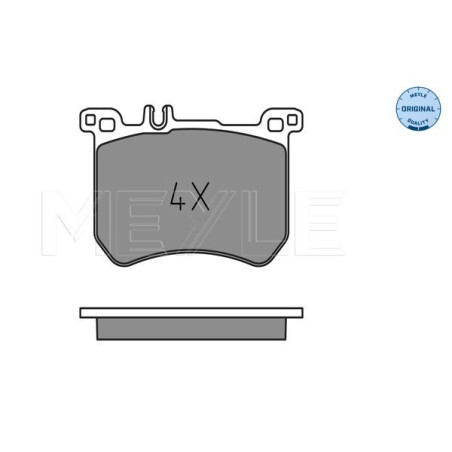 MEYLE 025 251 8317 Brzdové platničky predné pre Mercedes S SL
