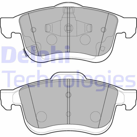 DELPHI LP3220 Pastiglie freno Anteriore per
