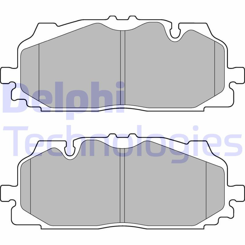 DELPHI LP3272 Pastiglie freno Anteriore per