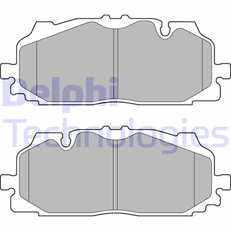 DELPHI LP3272 Pastiglie freno Anteriore per