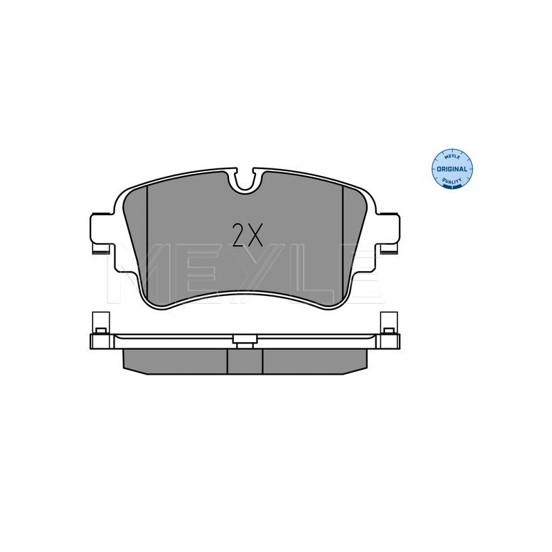 MEYLE 025 223 0817 Pastiglie freno posteriore per A5 A4 A6 Q7 Q5 A7 Touareg A8