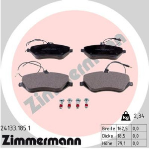 ZIMMERMANN 24133.185.1 Pastiglie freno