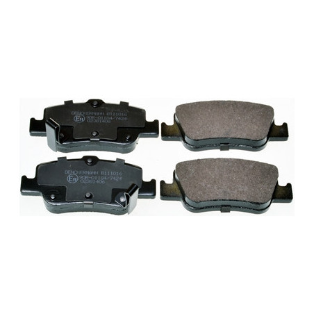 DENCKERMANN B111016 Bremsbeläge Hinten für
