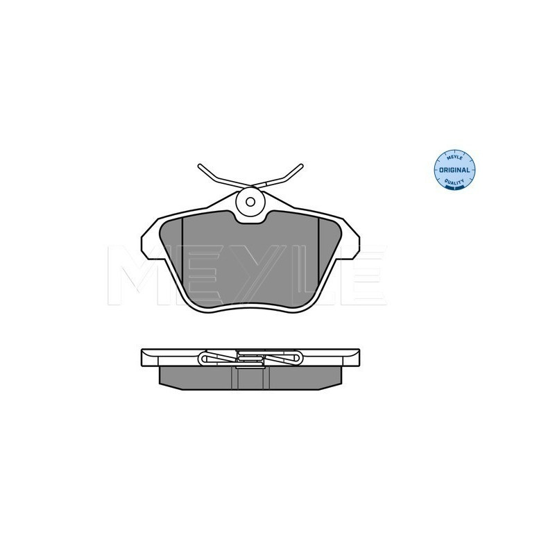 MEYLE 025 216 0616 Brake Pads Set Rear for 156 Kappa 166 164