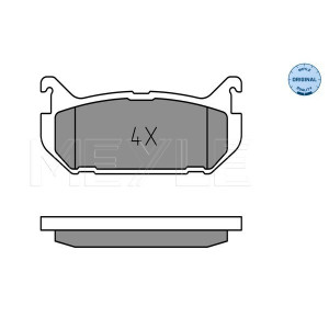 MEYLE 025 217 6614 Brake Pads Set Rear for 626 MX-6 XEDOS Probe