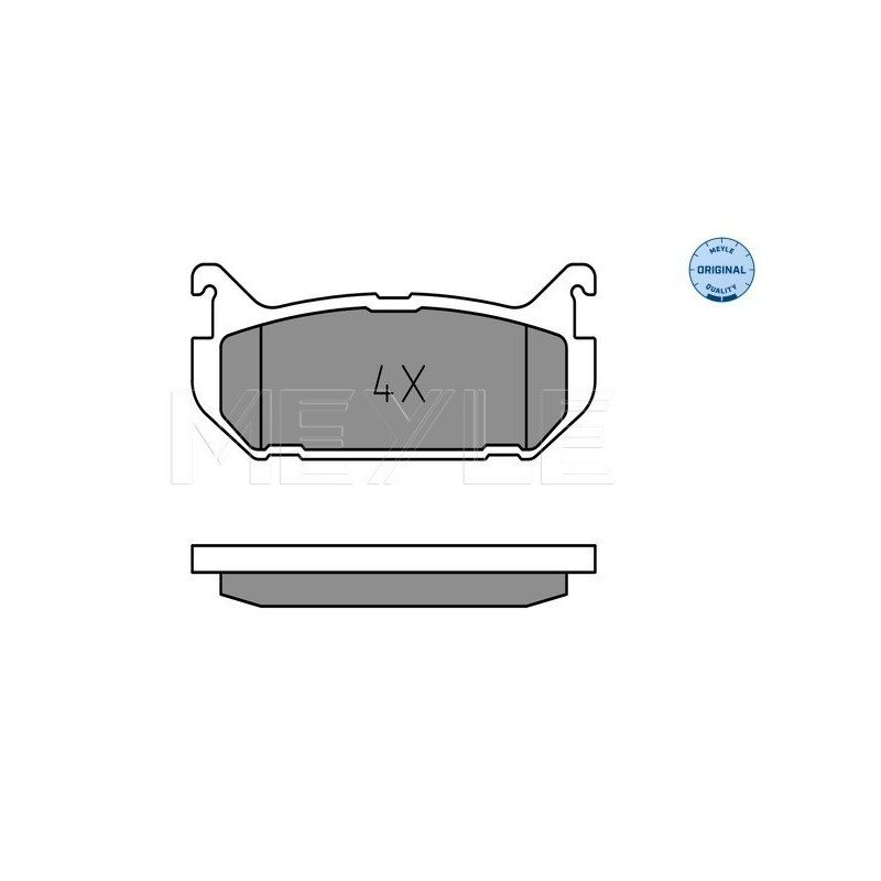 MEYLE 025 217 6614 Brake Pads Set Rear for 626 MX-6 XEDOS Probe