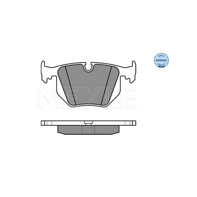 MEYLE 025 234 4717 Pastiglie freno posteriore per BMW 7