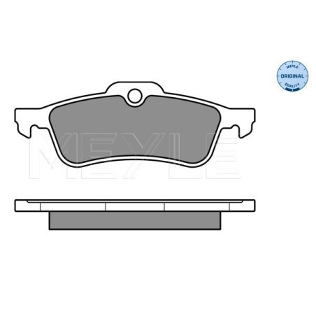 MEYLE 025 245 7415/W Brake Pads Set Rear for Yaris Civic Charade