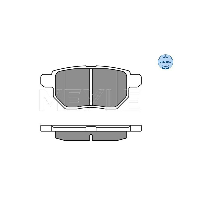 MEYLE 025 246 1015/W Bremsbeläge Hinten für Corolla Auris Urban Cruiser Yaris / Vios iQ Prius PHV CT
