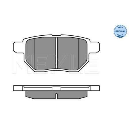 MEYLE 025 246 1015/W Pastiglie freno posteriore per Corolla Auris Urban Cruiser Yaris / Vios iQ