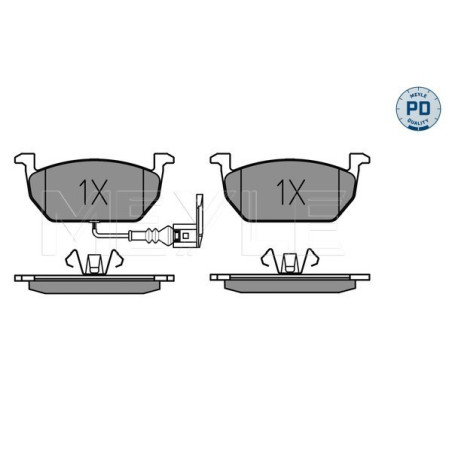 MEYLE 025 220 3517/PD Brake Pads Set Front for Leon Golf Octavia A3