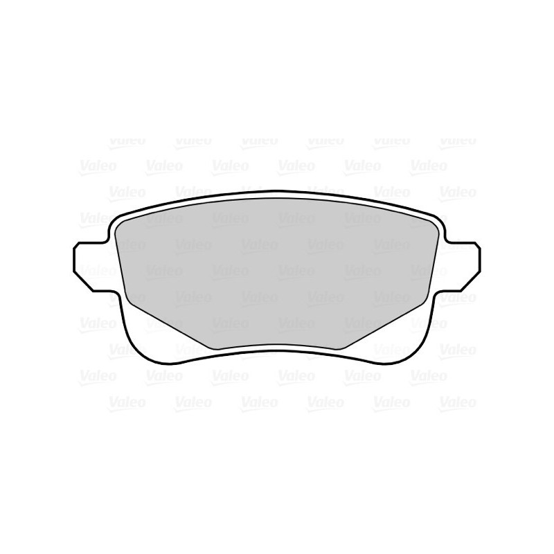 VALEO 302232 Bremsbeläge Hinten für
