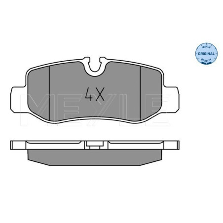 MEYLE 025 221 0118 Pastiglie freno posteriore per Mercedes Vito V EQV eVITO