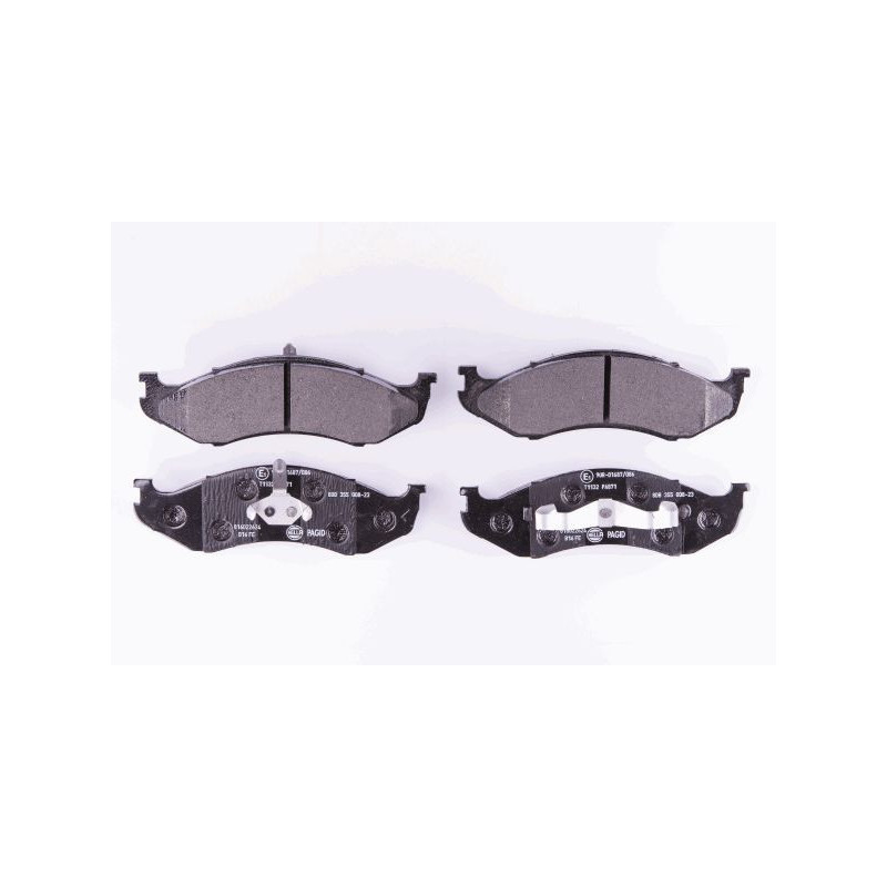 HELLA 8DB 355 008-231 Plaquettes de frein Avant pour