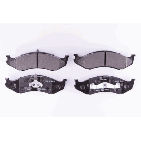 HELLA 8DB 355 008-231 Pastillas de freno Delantero para