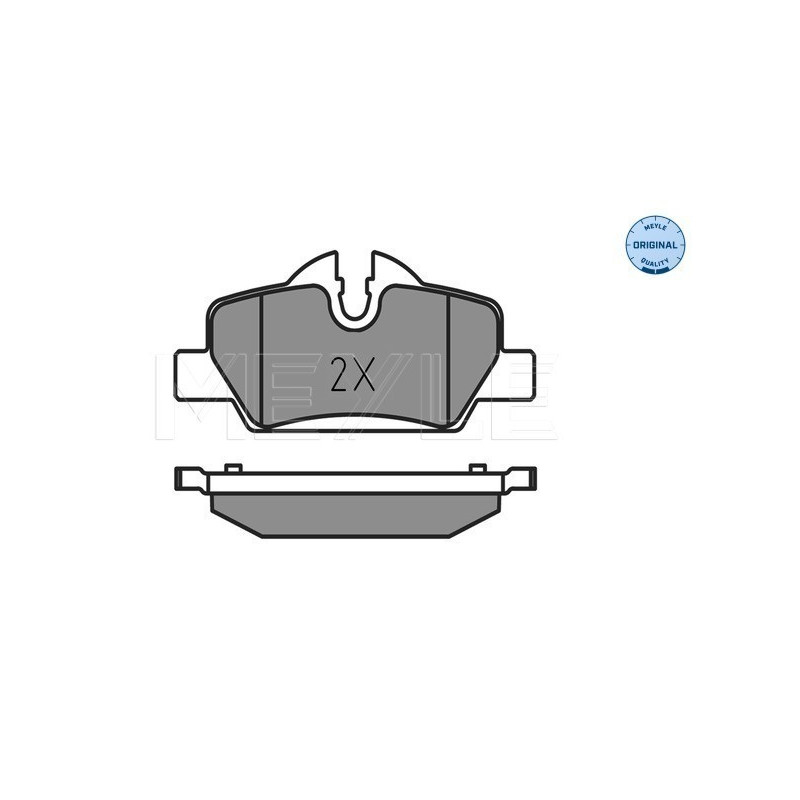 MEYLE 025 259 8016 Pastiglie freno posteriore per MINI Hatchback Convertible