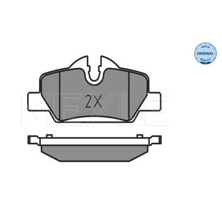 MEYLE 025 259 8016 Brake Pads Set Rear for MINI Hatchback Convertible