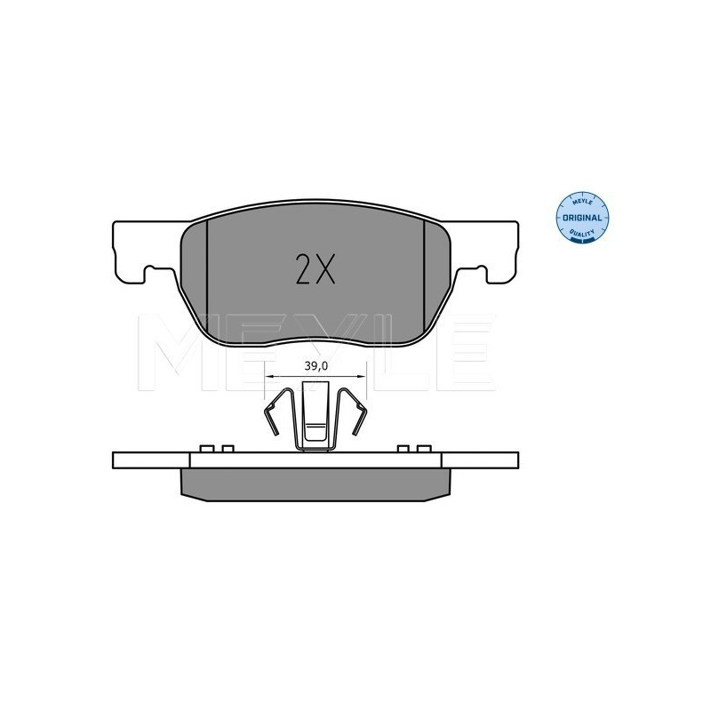 MEYLE 025 223 4220 Brake Pads Set Front for Astra