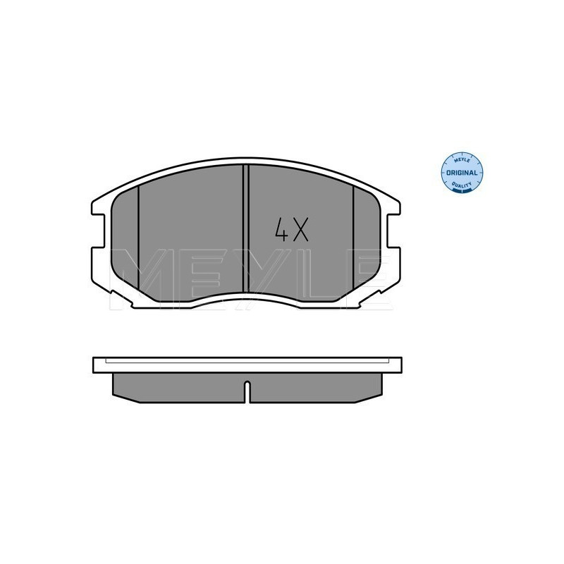 MEYLE 025 216 5015 Plaquettes de frein avant pour Lancer Galant Colt Persona Terios Eclipse Aeroback