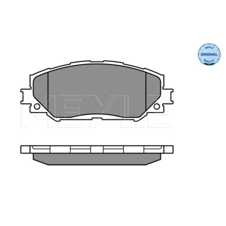 MEYLE 025 243 3617 Pastillas de freno delantero para Corolla RAV 4 Auris Urban Cruiser Trezia Verso