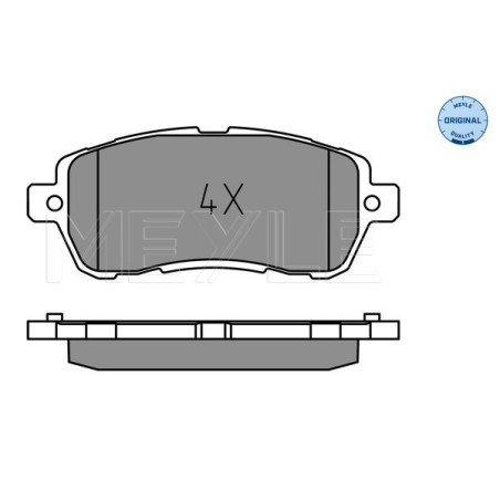 MEYLE 025 221 9117 Klocki hamulcowe przód dla Ford Ka+
