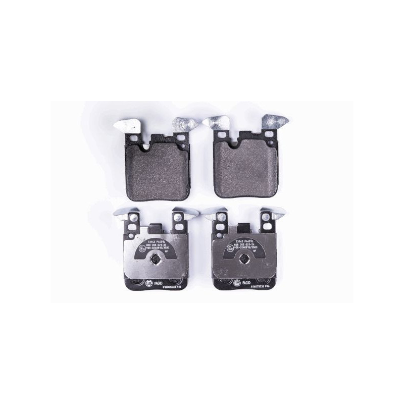 HELLA 8DB 355 021-341 Klocki hamulcowe Tył dla